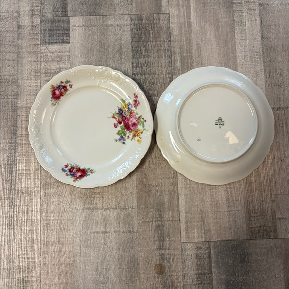 Walbrzych Poland Vintage Enchanted Garden Salad Plate - Picture 4 of 4